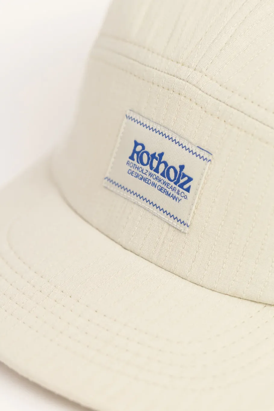 Best Rotholz 5 Panel Cap Bio Baumwolle - Sand