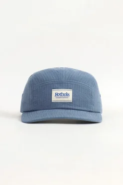 Discount Rotholz 5 Panel Cap Bio Baumwolle - Blau
