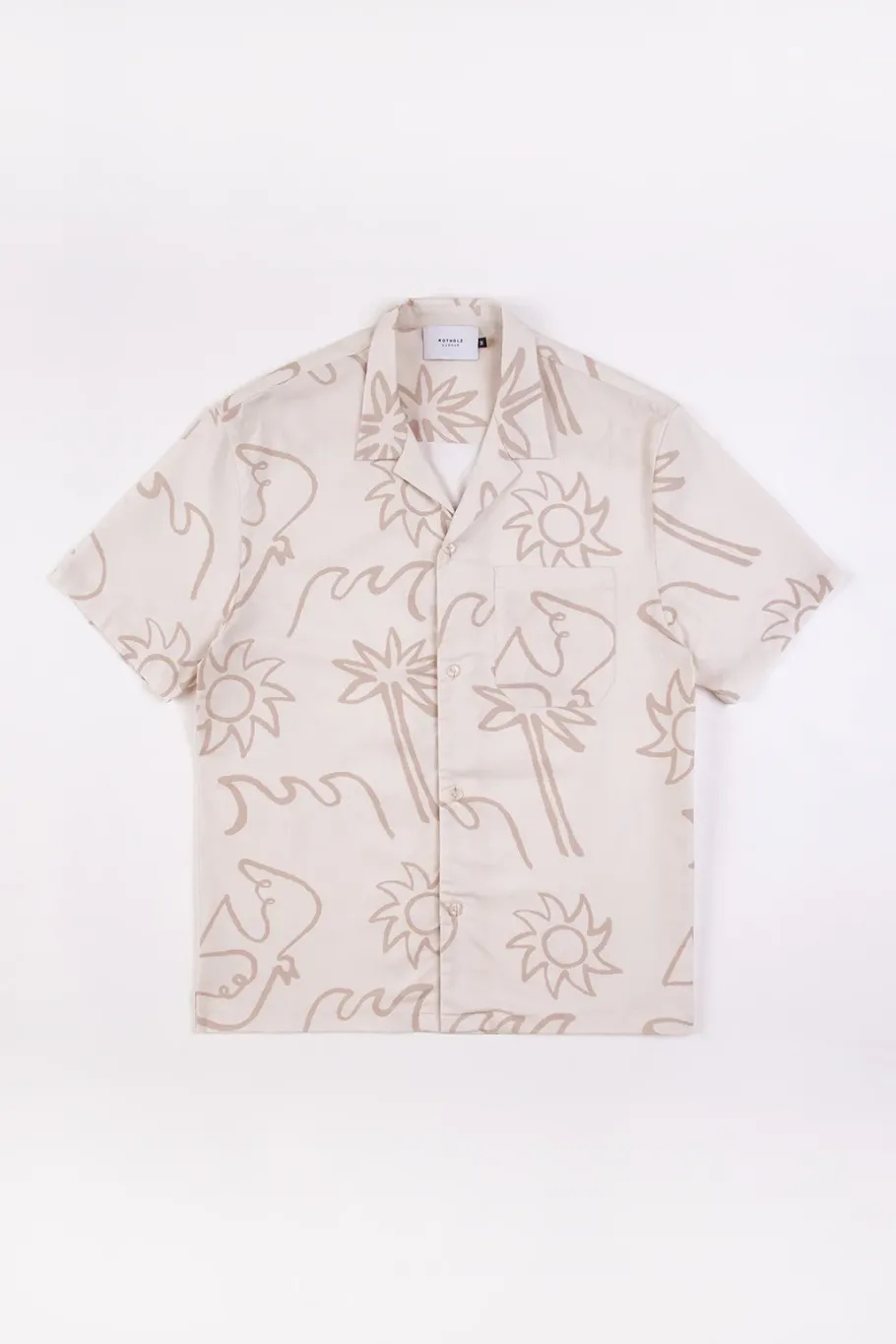 Discount Rotholz Beachside Bowling Hemd Off-White