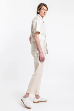 Discount Rotholz Beachside Bowling Hemd Off-White
