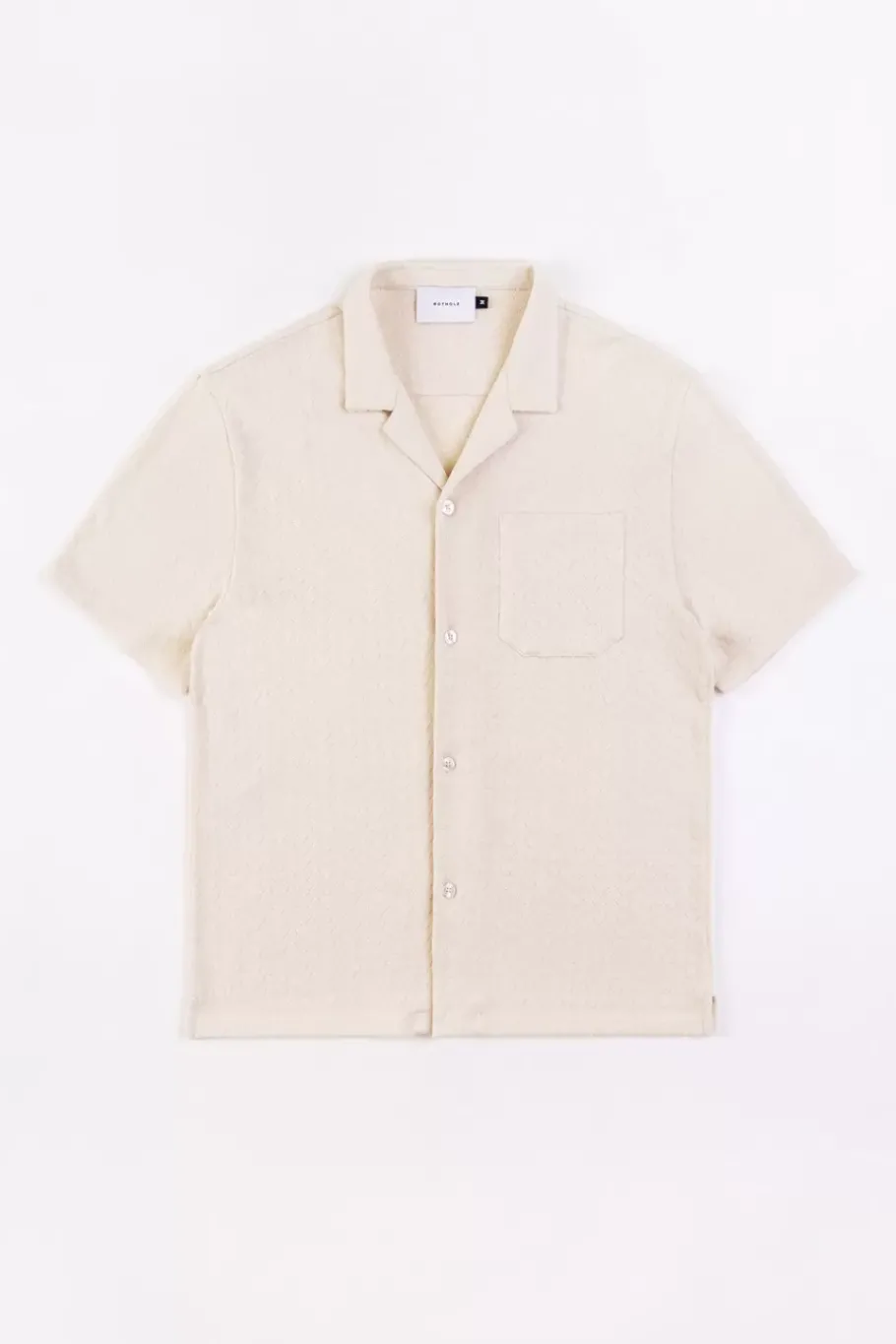 Online Rotholz Bowling Hemd Aus Bio-Baumwoll-Strick Off-White