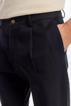 Hot Rotholz Chino Hose Bio Baumwolle - Schwarz