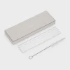 Hot Rotholz Christian Metzner - Resort Glasstrohhalme-Set - Transparent