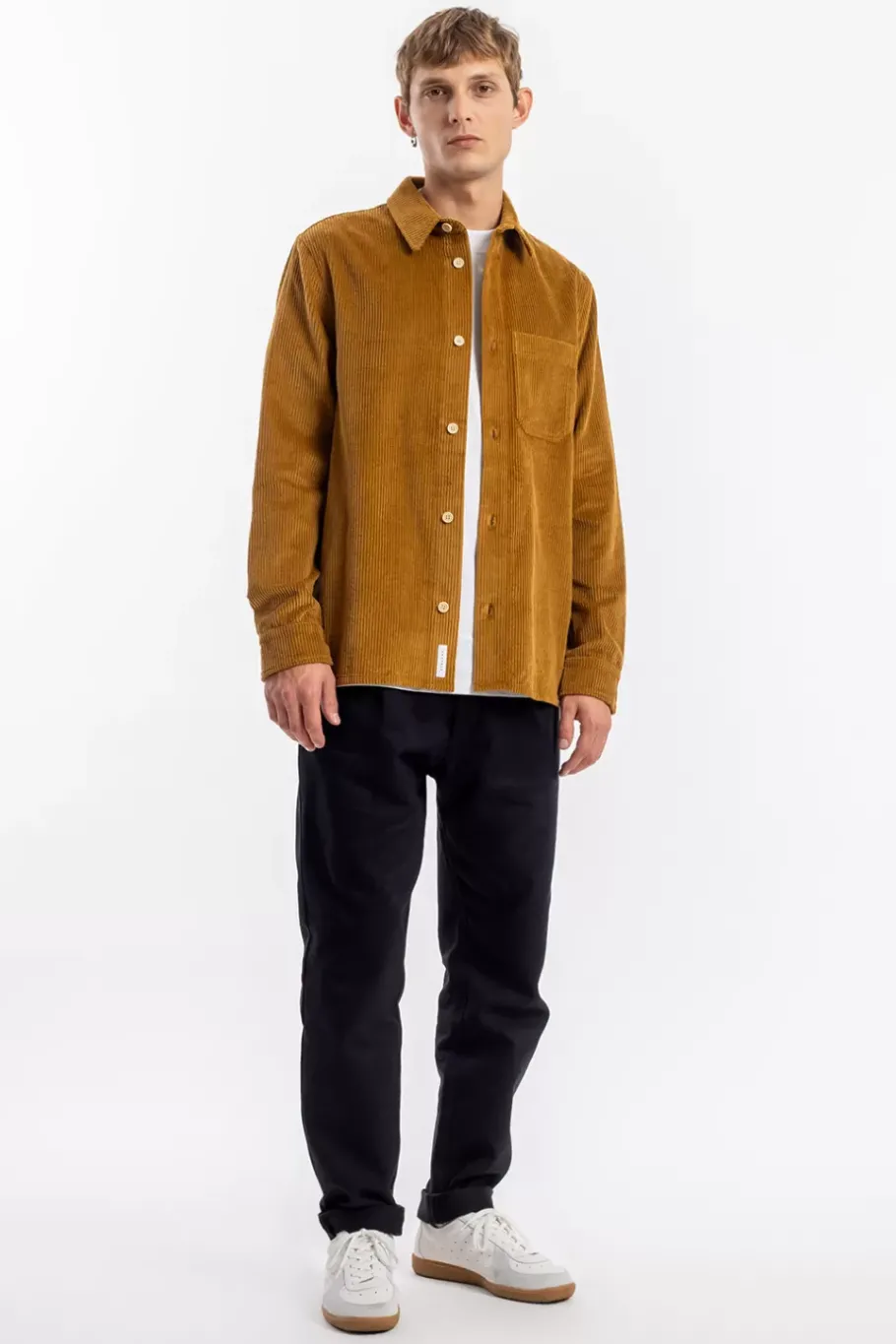 New Rotholz Cord Hemd Bio Baumwolle - Toffee
