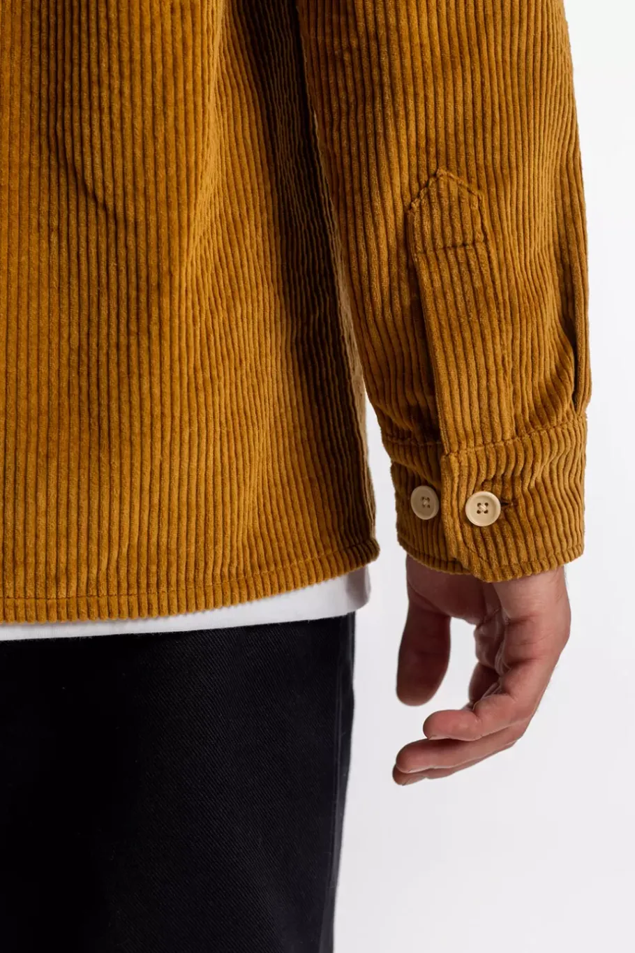 New Rotholz Cord Hemd Bio Baumwolle - Toffee
