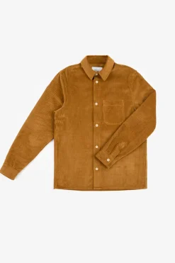 New Rotholz Cord Hemd Bio Baumwolle - Toffee