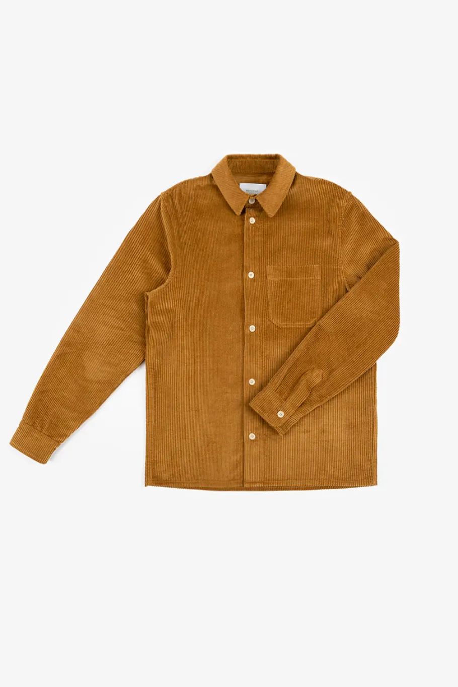 Outlet Rotholz Cord Hemd Bio Baumwolle - Toffee