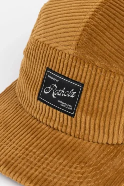 Best Rotholz Cord 5-Panel Cap Bio Baumwolle - Toffee