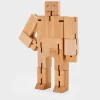 Discount Rotholz Cubebot Figur Aus Buche