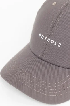 Rotholz Dad Cap Aus Bio-Baumwolle Grau