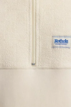 Sale Rotholz Divided Half Zip Bio Baumwolle - Weis