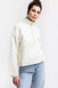 Best Rotholz Divided Half Zip Sweatshirt Off-White