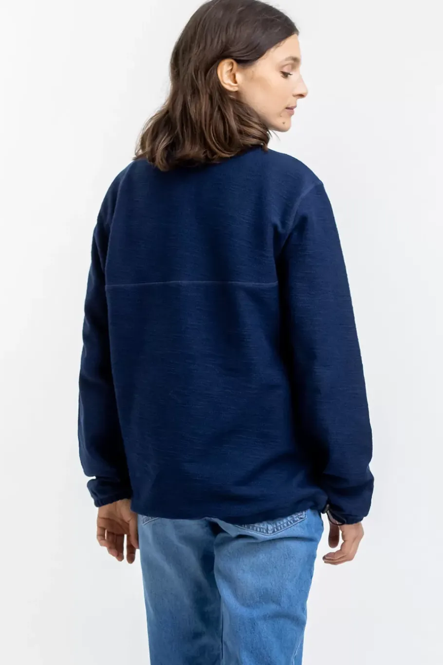 Discount Rotholz Divided Half Zip Sweatshirt Blau