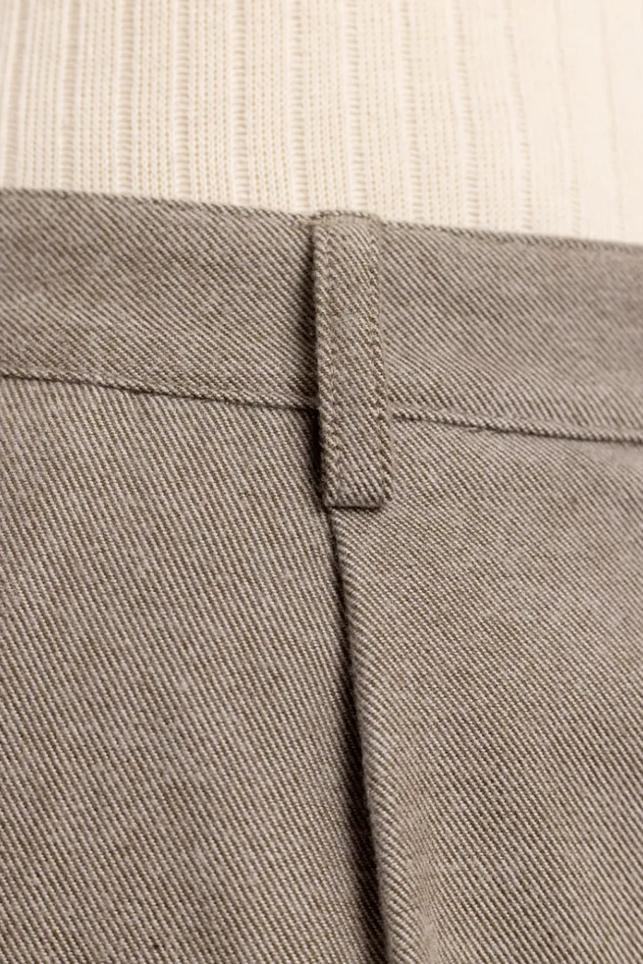 New Rotholz Flanell Hose Bio Baumwolle - Braun Meliert