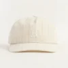 Sale Rotholz Floppy Cap Leinen Mix - Weis