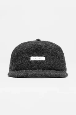 Online Rotholz Floppy Cap Wollmischung - Anthrazit