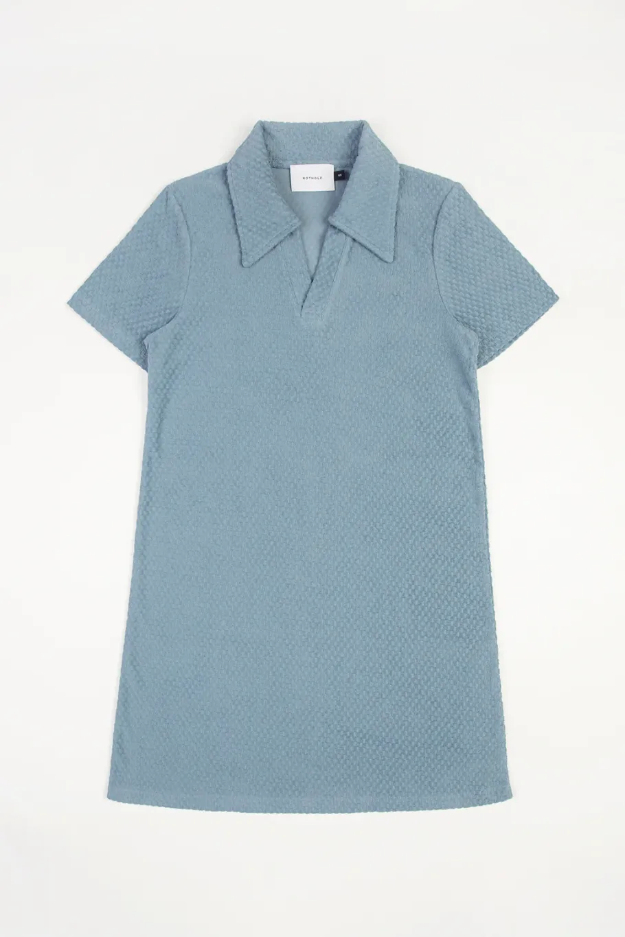 Sale Rotholz Frottee Kleid Bio Baumwolle - Hellblau