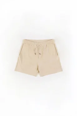 Sale Rotholz Frottee Shorts Aus Bio-Baumwolle Creme