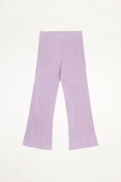 Hot Rotholz Gerippte Hose Bio Baumwolle - Lavendel