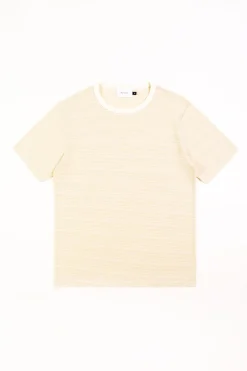 Outlet Rotholz Gestreiftes T-Shirt Creme