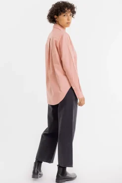 Rotholz Hemd Aus Biobaumwolle Rosa