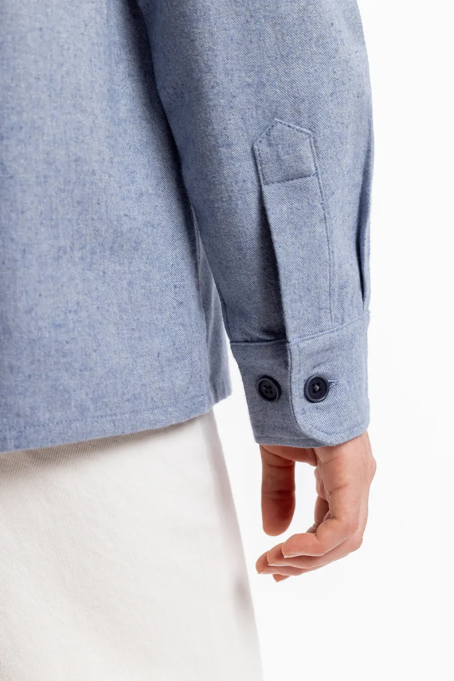 Hot Rotholz Hemd Bio Baumwolle - Denim Blau