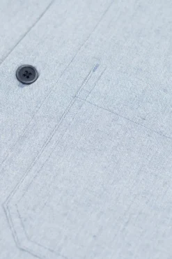 Hot Rotholz Hemd Bio Baumwolle - Denim Blau