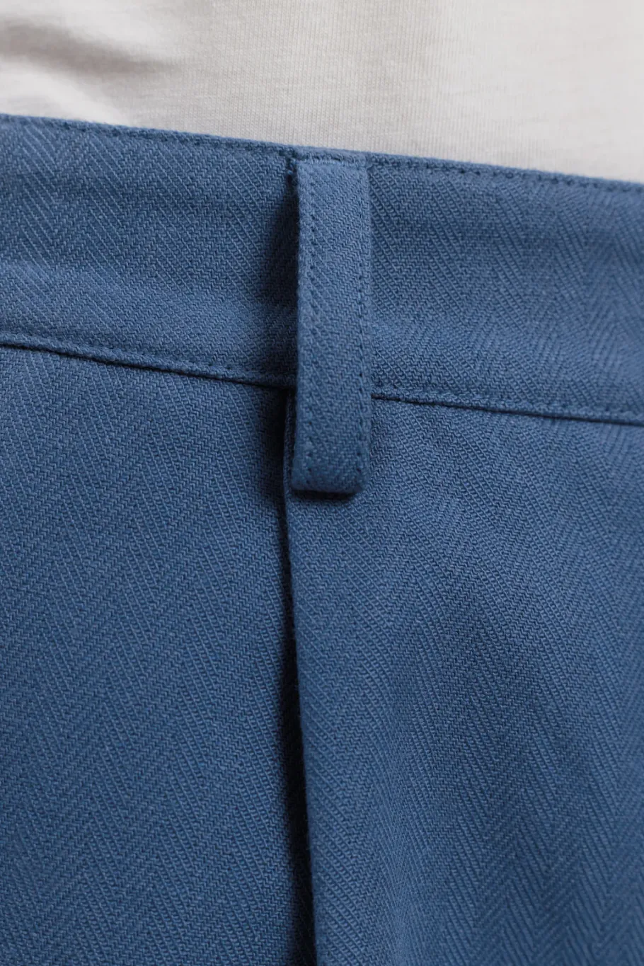 Best Rotholz High Waist Hose Bio-Baumwolle - Blau