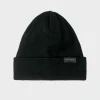 New Rotholz Klassische Mutze Merino Fein - Schwarz