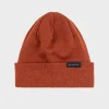 New Rotholz Klassische Mutze Merino Fein - Rot