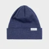 Clearance Rotholz Klassische Mutze Merino Fein - Blau
