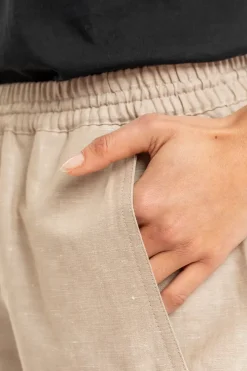 Best Rotholz Kurze Hose Aus Hanf & Bio-Baumwolle Natur