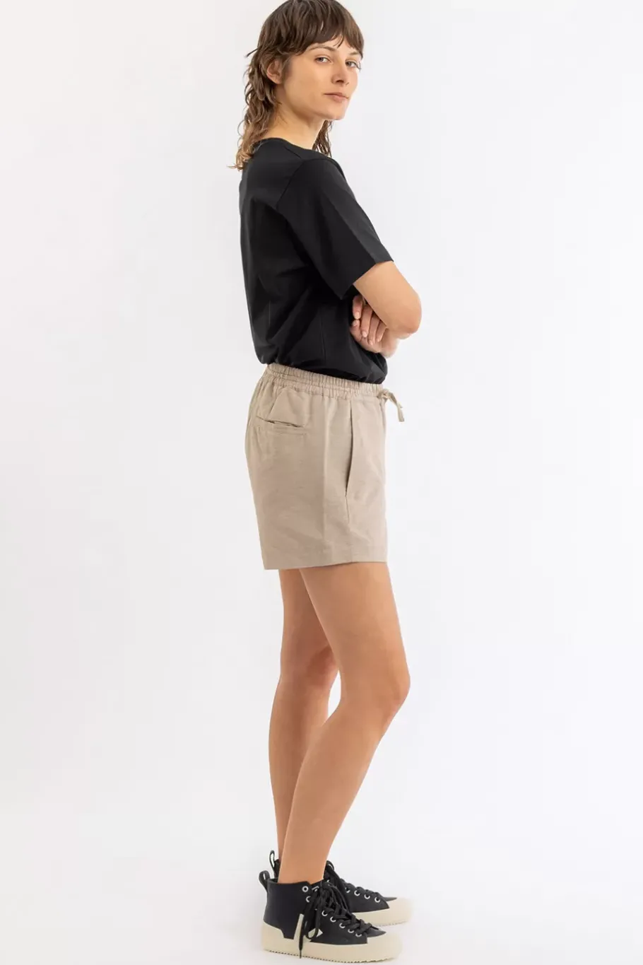 Best Rotholz Kurze Hose Aus Hanf & Bio-Baumwolle Natur