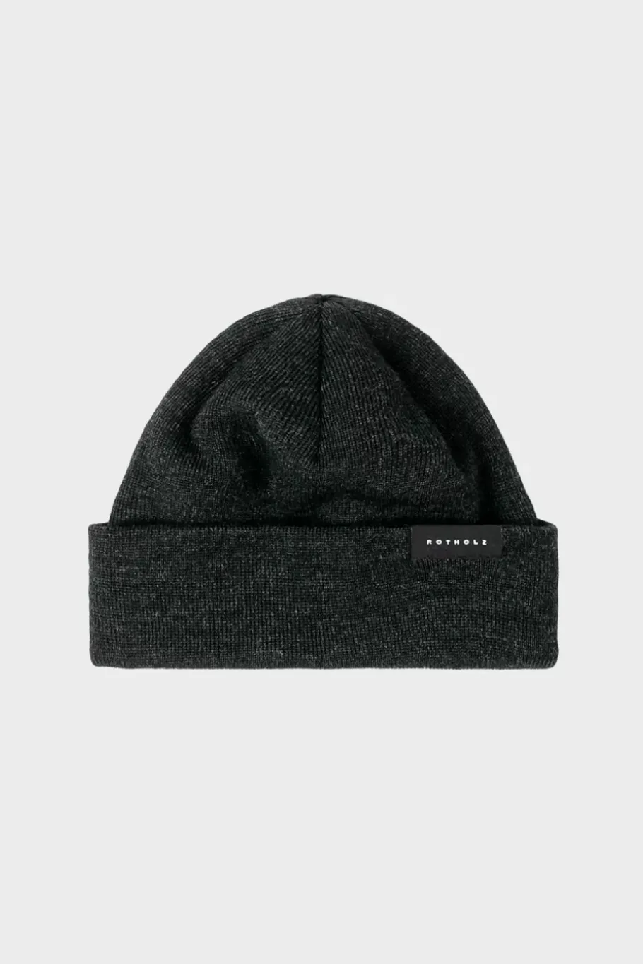 Sale Rotholz Kurze Mutze Merino Fein - Anthrazit
