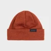 Online Rotholz Kurze Mutze Merino Fein - Rot