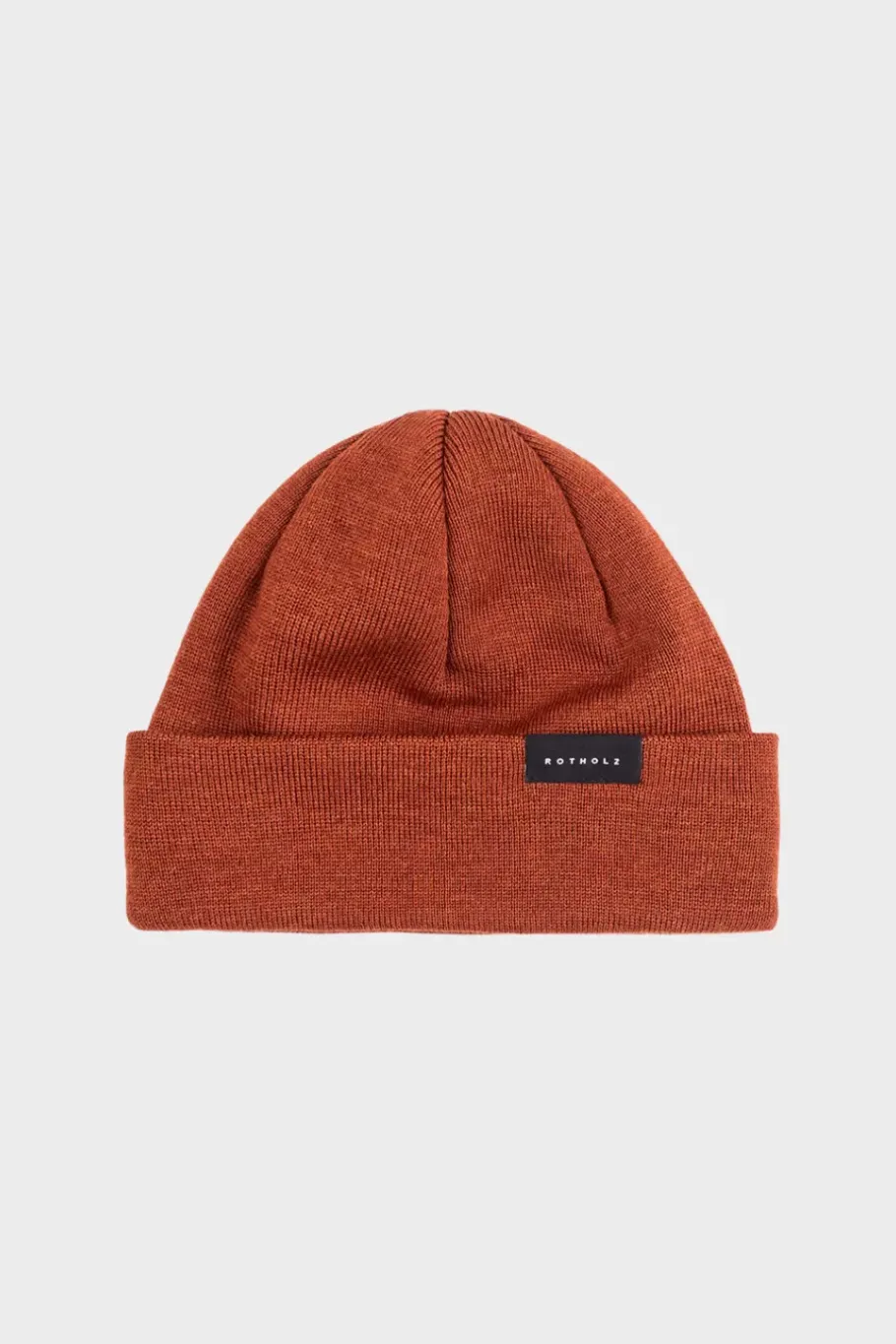 Online Rotholz Kurze Mutze Merino Fein - Rot