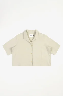 Online Rotholz Kurzes Bowling Shirt Bio Baumwolle - Sand