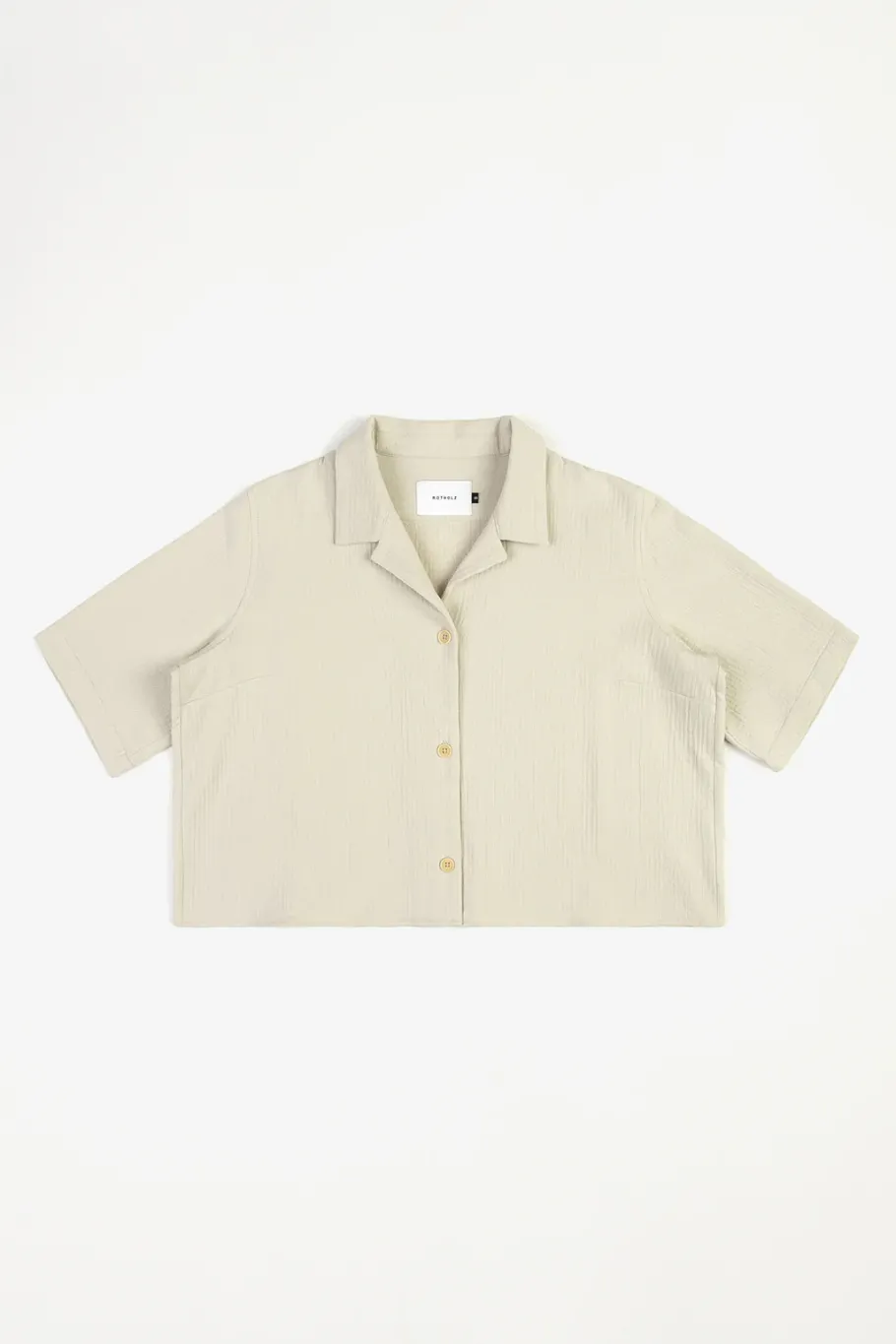 Online Rotholz Kurzes Bowling Shirt Bio Baumwolle - Sand