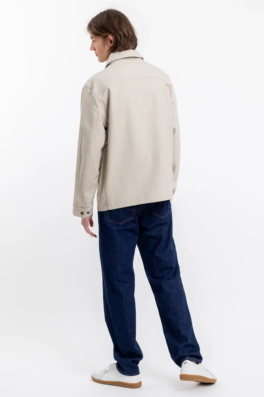 Rotholz Leichte Jacke Aus Bio Canvas Beige Kariert