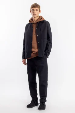 Best Rotholz Leichte Jacke Bio Baumwolle - Schwarz