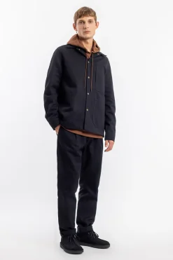 Best Rotholz Leichte Jacke Bio Baumwolle - Schwarz