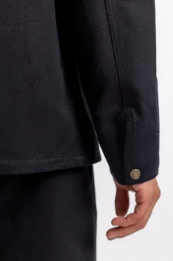 Best Rotholz Leichte Jacke Bio Baumwolle - Schwarz
