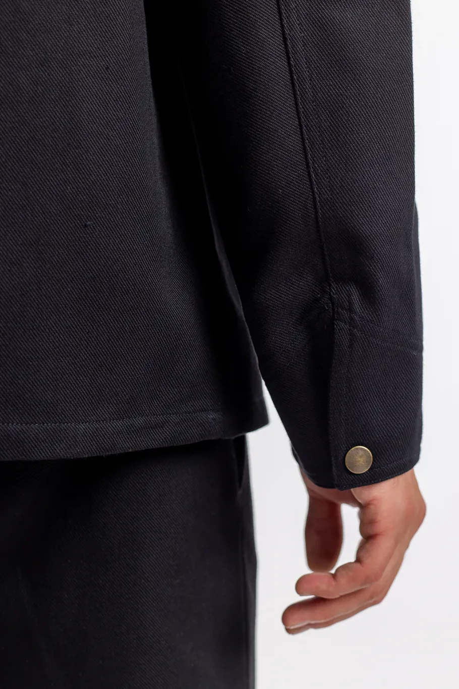 Best Rotholz Leichte Jacke Bio Baumwolle - Schwarz