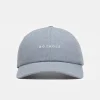 New Rotholz Logo Dad Cap Bio Baumwolle - Denim Blau