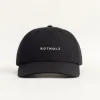 Sale Rotholz Logo Dad Cap Bio Baumwolle - Schwarz