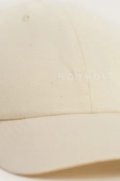 New Rotholz Logo Dad Cap Bio Baumwolle - Creme