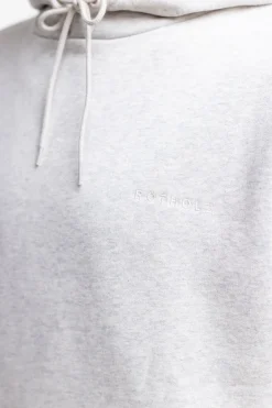Outlet Rotholz Logo Hoodie Aus Bio-Baumwolle Grau