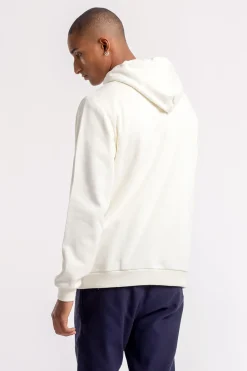 Sale Rotholz Logo Hoodie Aus Bio-Baumwolle Weis