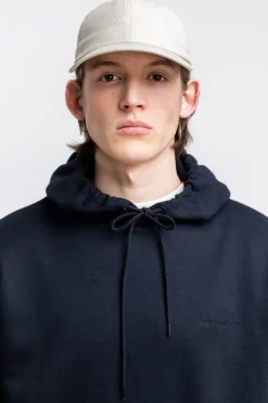 Online Rotholz Logo Hoodie Aus Bio-Baumwolle Schwarz