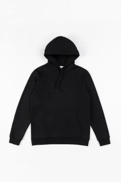 New Rotholz Logo Hoodie Aus Bio-Baumwolle Schwarz